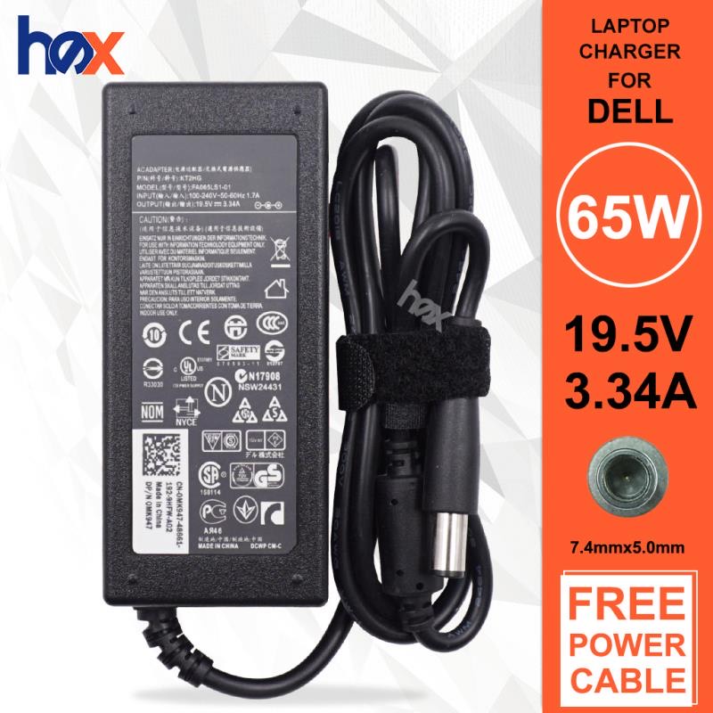 Original DELL AC Charger Power Adapter Inspiron 14 5445 5447 5448 3441 3442 3443 
