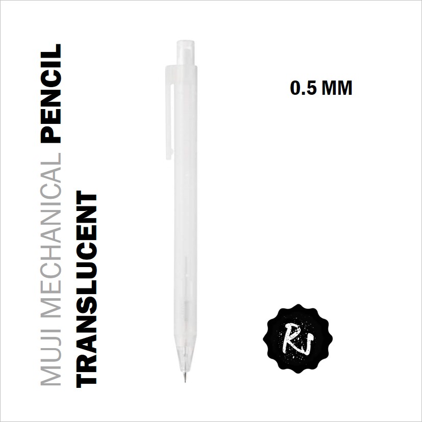 Muji Mechanical Pencil 0.5 mm [MECHANICAL PENCIL AND EXTRA LEAD REFILLS ARE SOLD SEPARATELY
