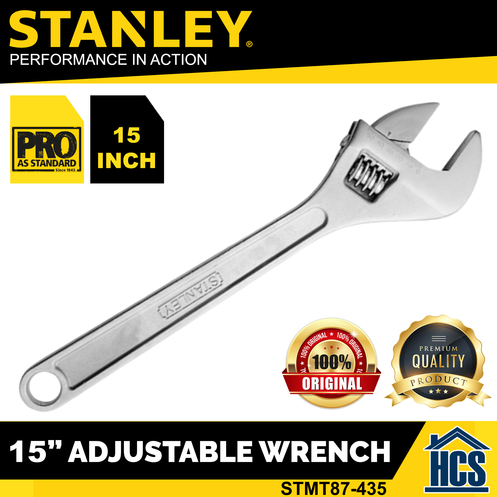 Stanley Adjustable Wrench 15 Inch (87435) Lazada PH