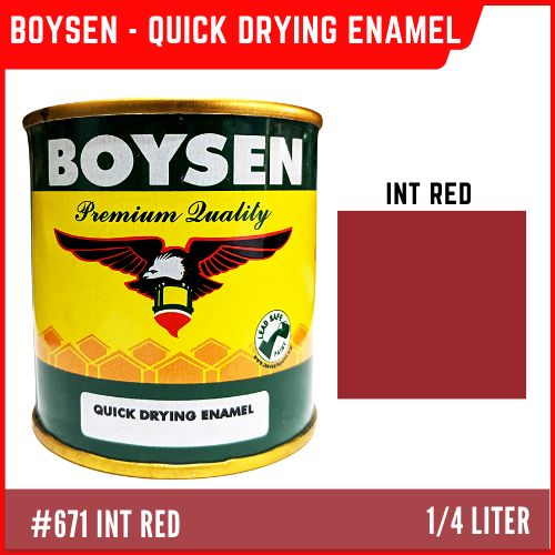 Boysen QDE Quick Dry Enamel Paint 1/4 LITERS (Available in Different