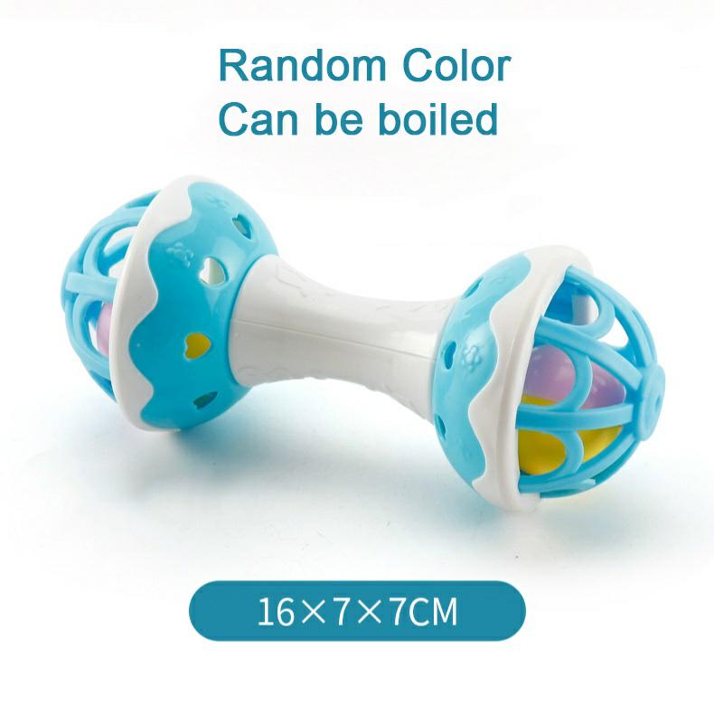 Baby Manhattan ball colorful rattles Develop Intelligence toy Molar
