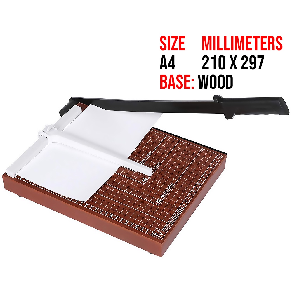 who invented the swiss army knife Paper Cutter A4 size A5 size Wood ...