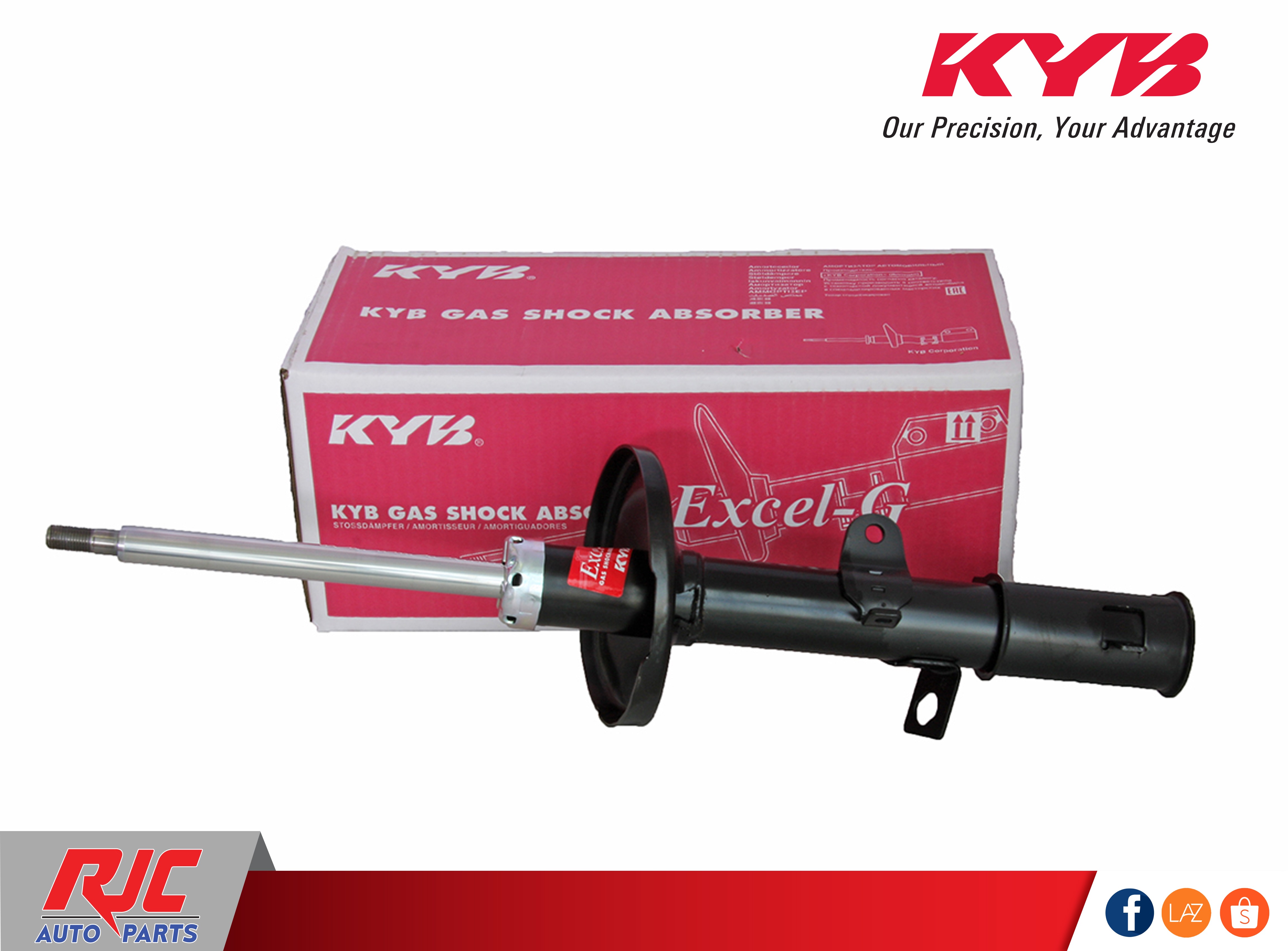 Kyb Rear Right Shock Absorber 333116 Toyota Corolla 1300,1600 ( TAXI