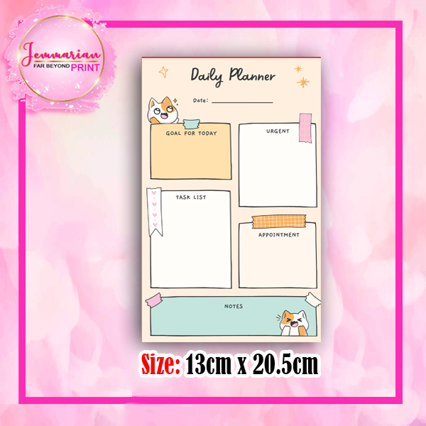 DAILY PLANNER / DAILY JOURNAL / EVERYDAY PLANNER | Lazada PH