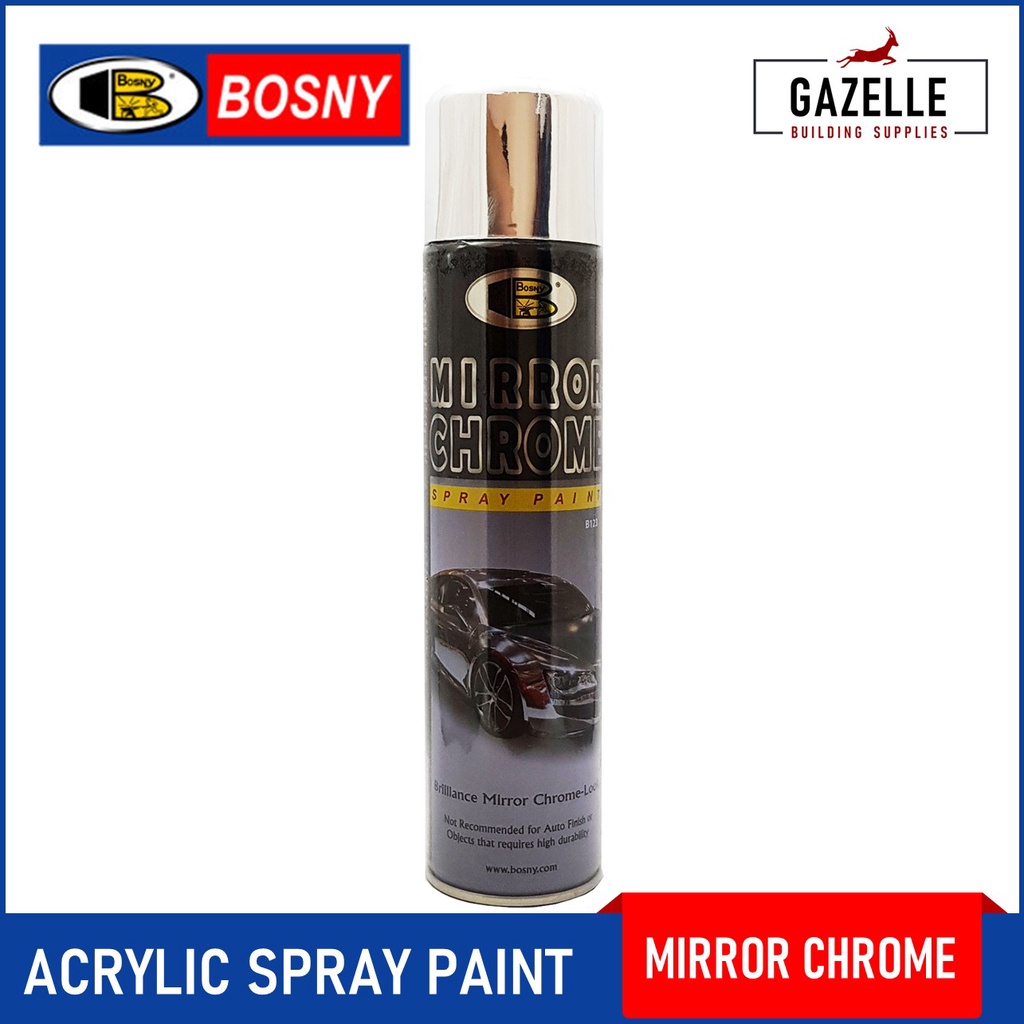 Bosny Chrome / Mirror Chrome Spray Paint 200cc / 200ml Lazada PH