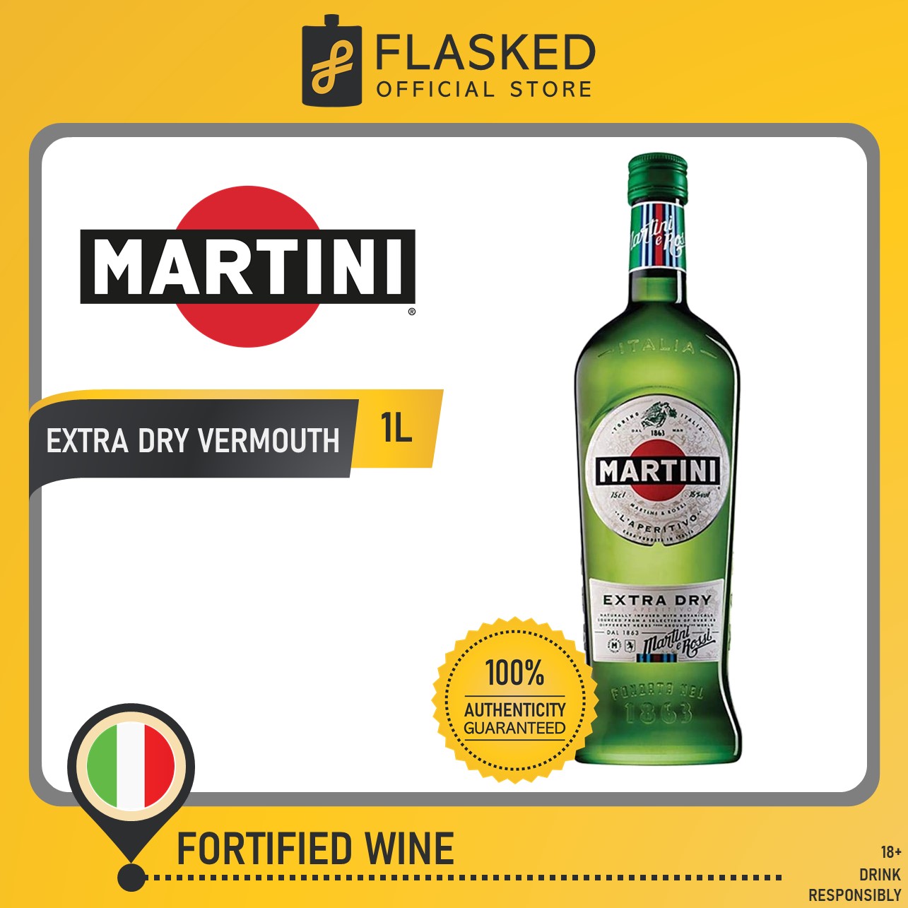 Martini Extra Dry Vermouth 1L Lazada PH