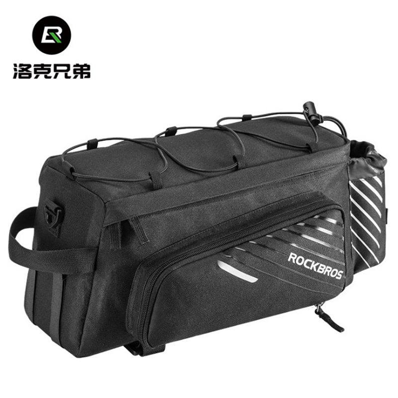 ROCKBROS bicycle bag, rear shelf bag, mountain bike pack bag, tail bag, backpack, longdistance