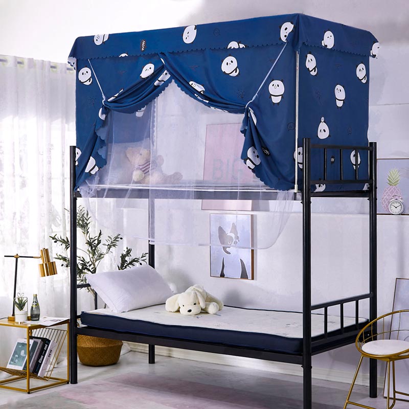 Curtain mosquito net integrated bed tent student dormitory single bed