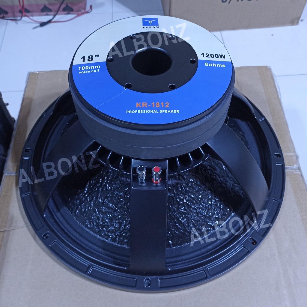 Titan Audio KR1812 Dual 1200Watts Woofer Speaker Lazada PH