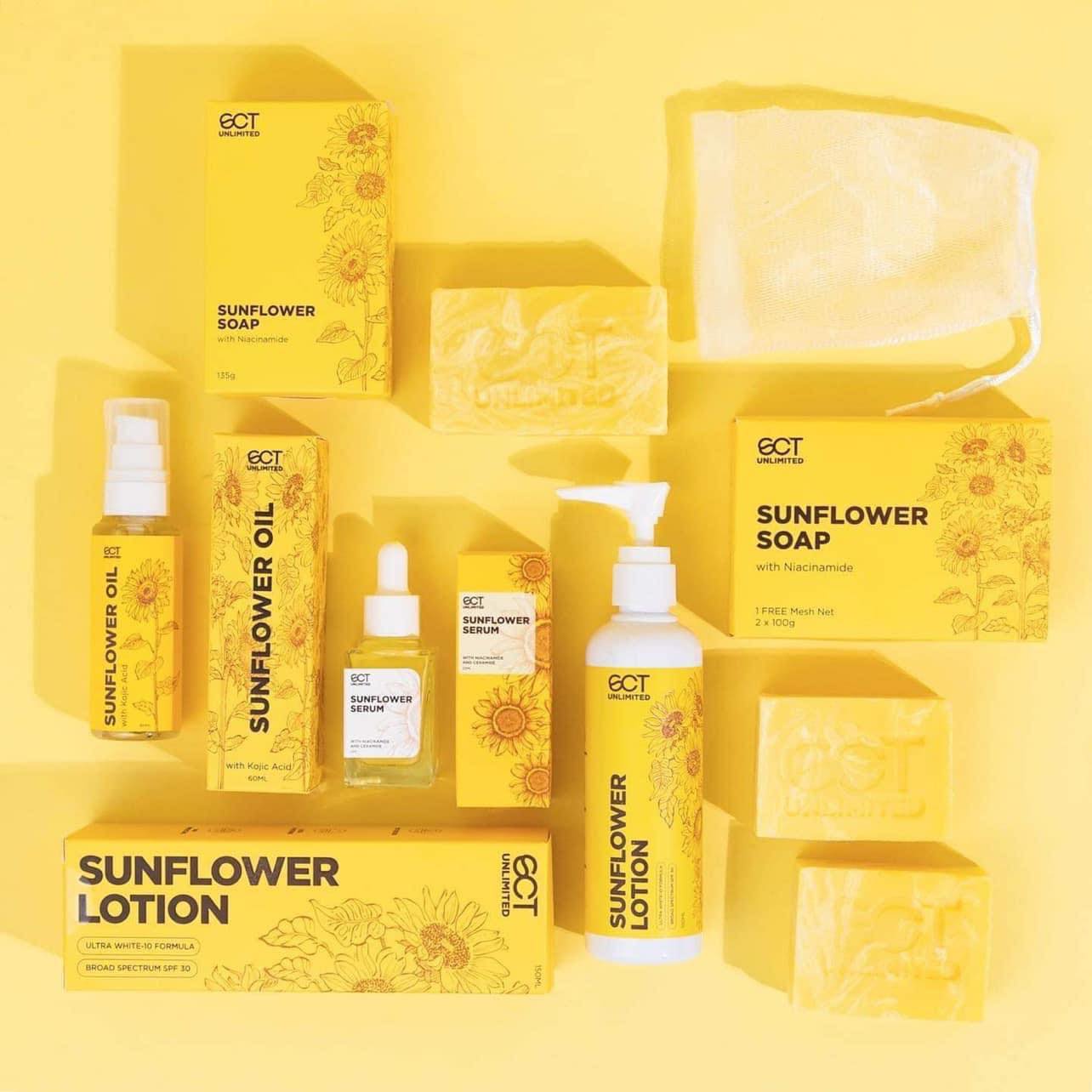 SCT UNLIMITED Sunflower Products (SUNFLOWER SOAP, Sunflower Oil