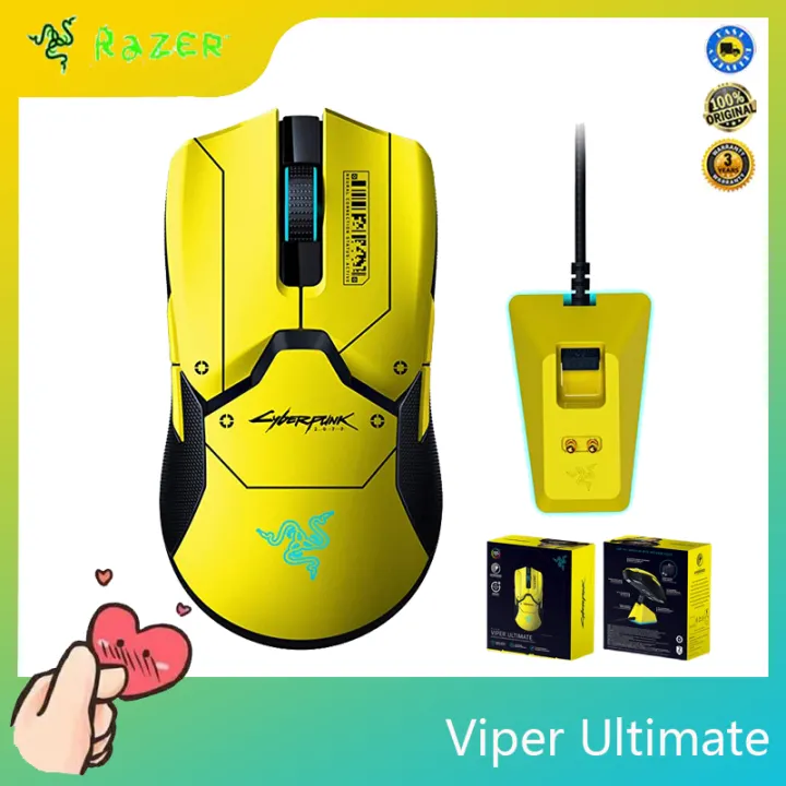 Razer Viper Ultimate Cyberpunk 77 Edition Wireless Hyperspeed Gaming Mouse Optical Mouse Programmable Mouse For Pc Laptop Computer 000 Dpi Rgb Hyperspeed Con Base De Carga Lazada Ph