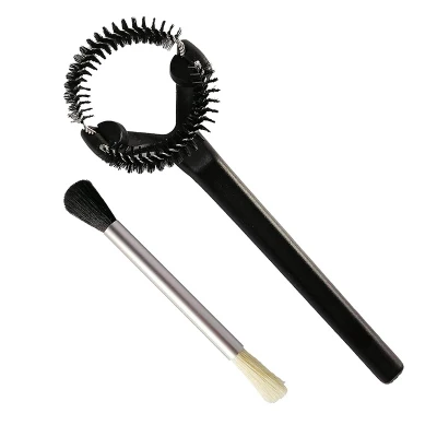 Coffee Machine Cleaning Brush,Coffee Grinder Brush Cleaner Semi-Automatic Coffee Grouphead Brush Tool for Cleaning