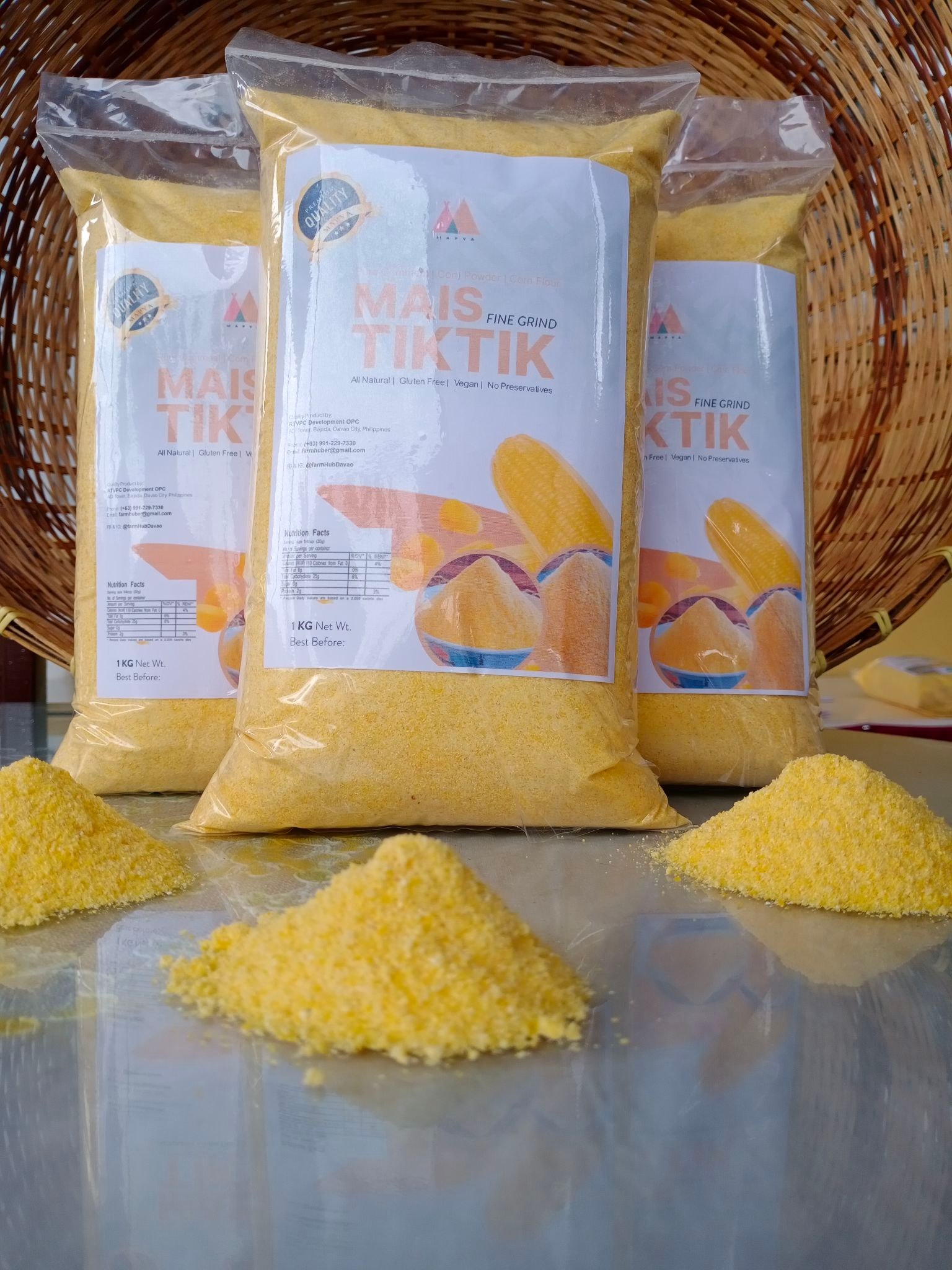 1KG Mais Tiktik Premium HighQuality DietaryFiber & Organic Cornmeal