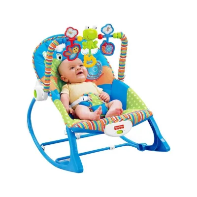 （ Cash sa paghahatid ） Baby Rocker Rocking Chair Cradle Swing For Newborn With Light Music