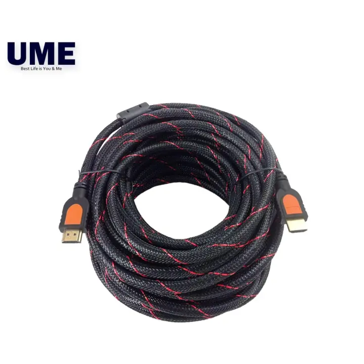 Hdmi Cable 15m Hd 1080p 4k 3d For Tv Television Pc Monitor Projector Yd15 Lazada Ph