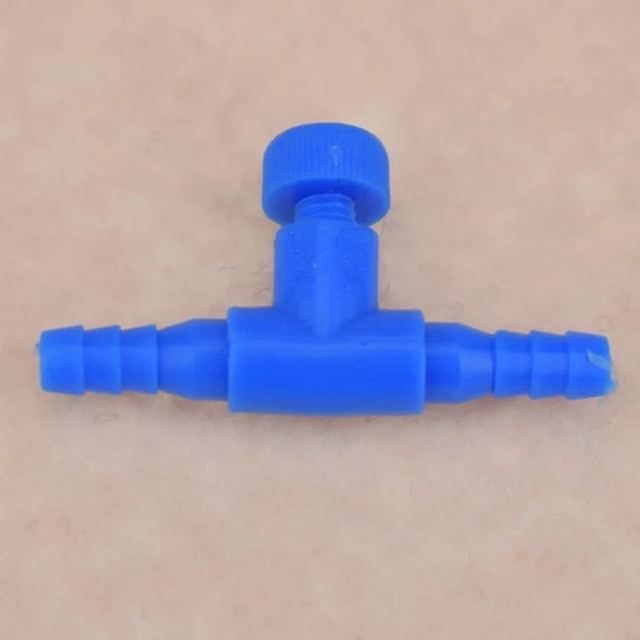 COD Plastic Aquarium 2 Way Air Pump Control Valves Aquarium Air Valve