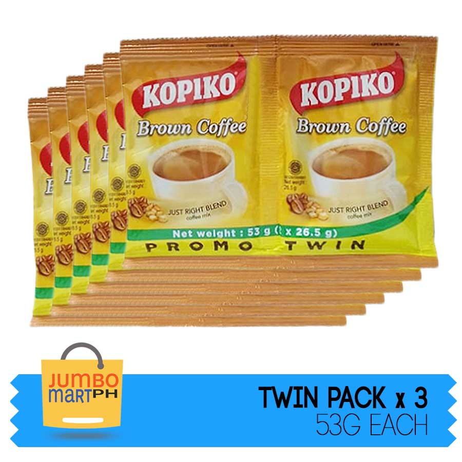 KOPIKO BROWN COFFEE TWIN PACK 53G / SET OF 6 Lazada PH