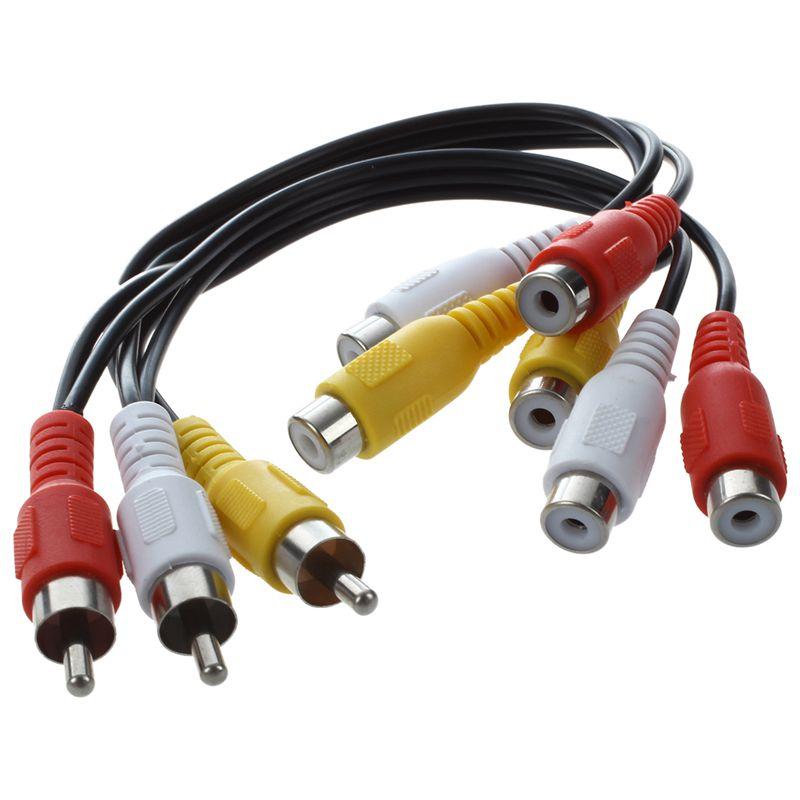 RCA Female Plug Splitter Audio Video 