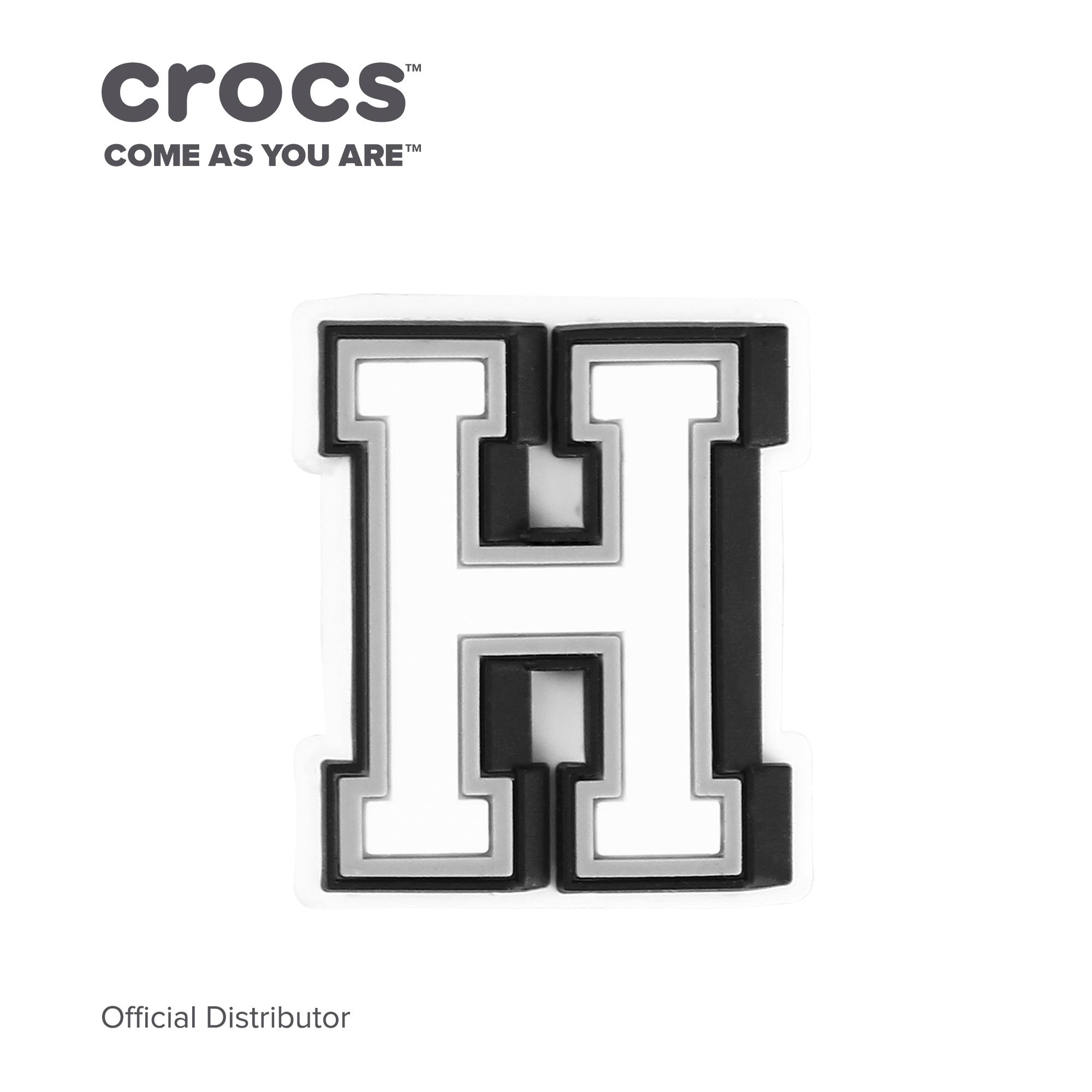 crocs accessories letters
