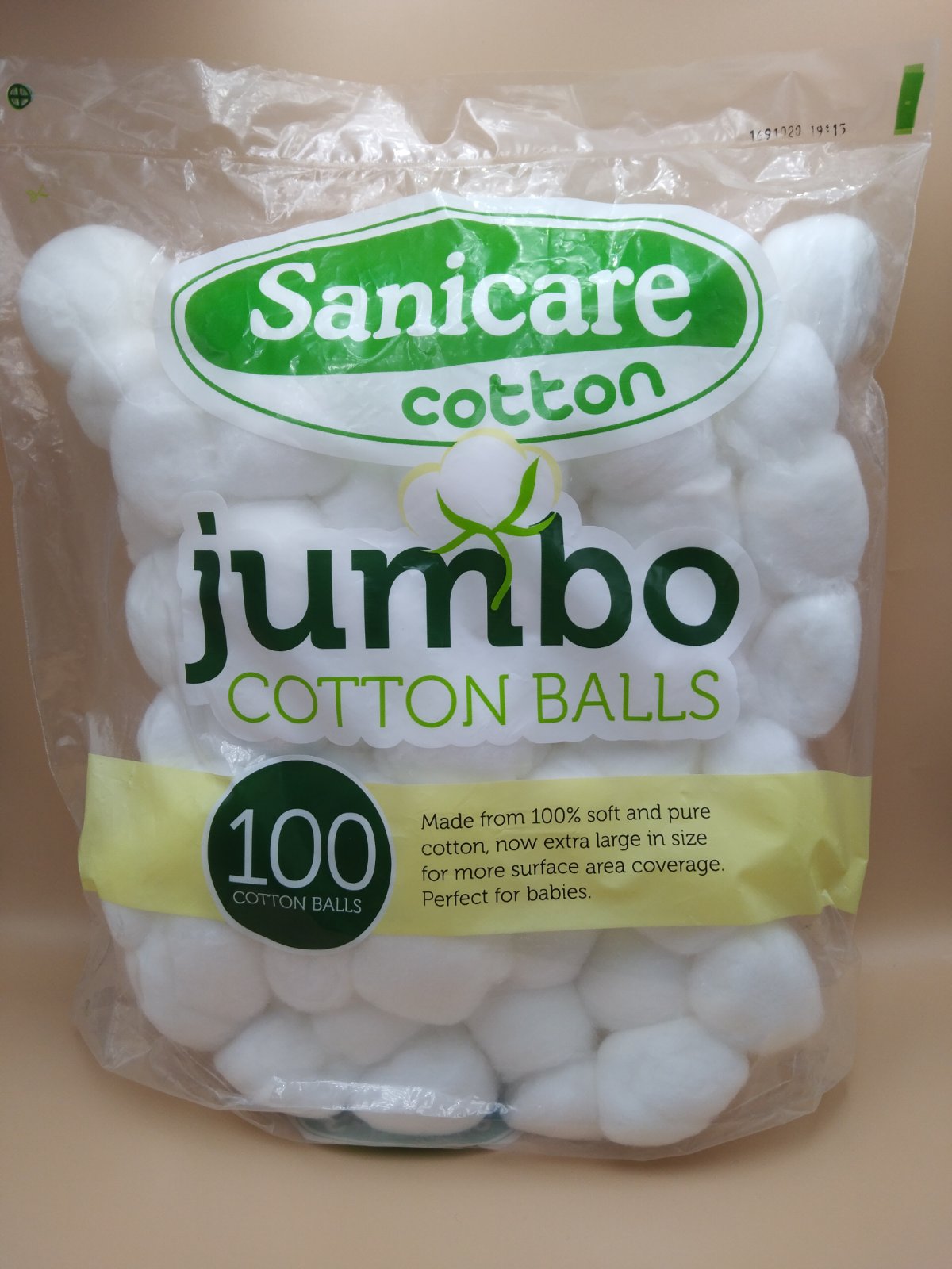 SANICARE COTTON BALLS JUMBO 100 balls Lazada PH