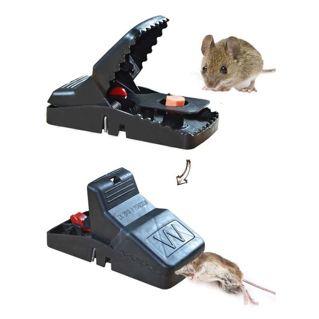 5 Pack  Mouse Trap Automatic Mice Killer Snap Bait Trap Rodent Catcher Reusable 