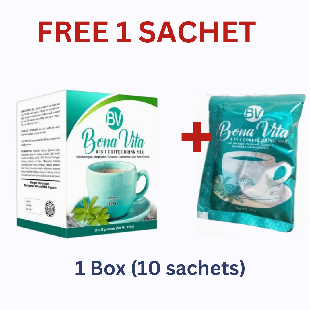 Bonavita 8 in 1 Coffee Drink (1 Box Free 1 Sachet) Lazada PH