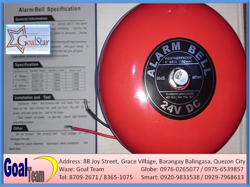 Fire Alarm Bell 24V Conventional Lazada PH