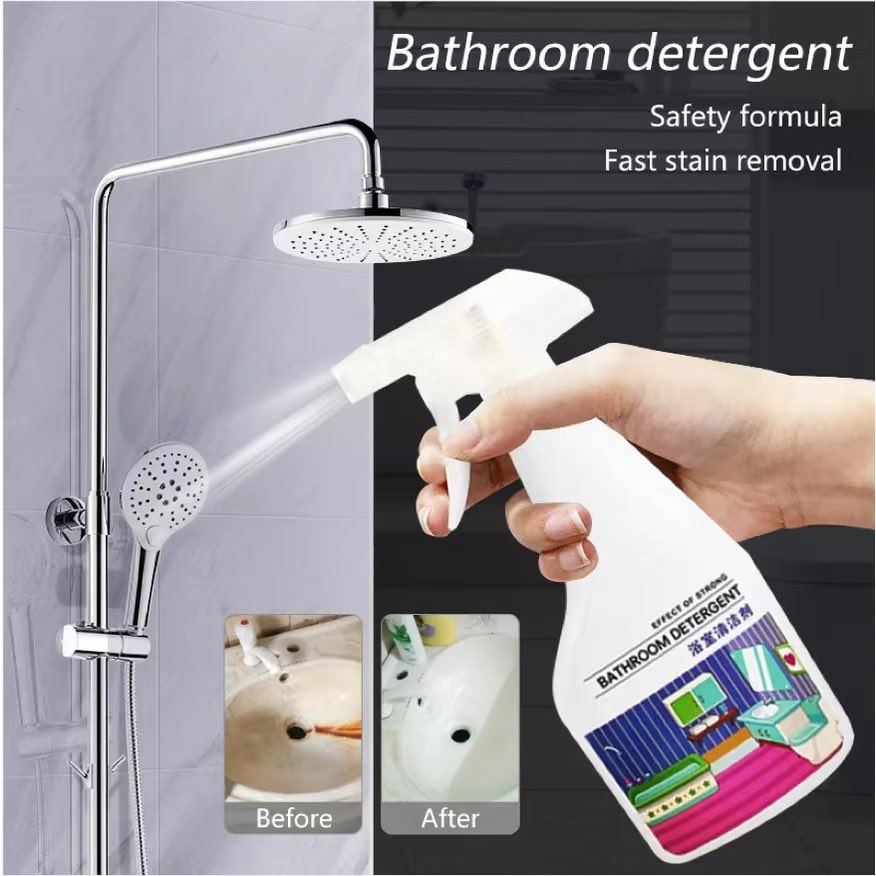 350ml Bathroom Detergent Foaming Cleaner Spray Water Stain Removal ...