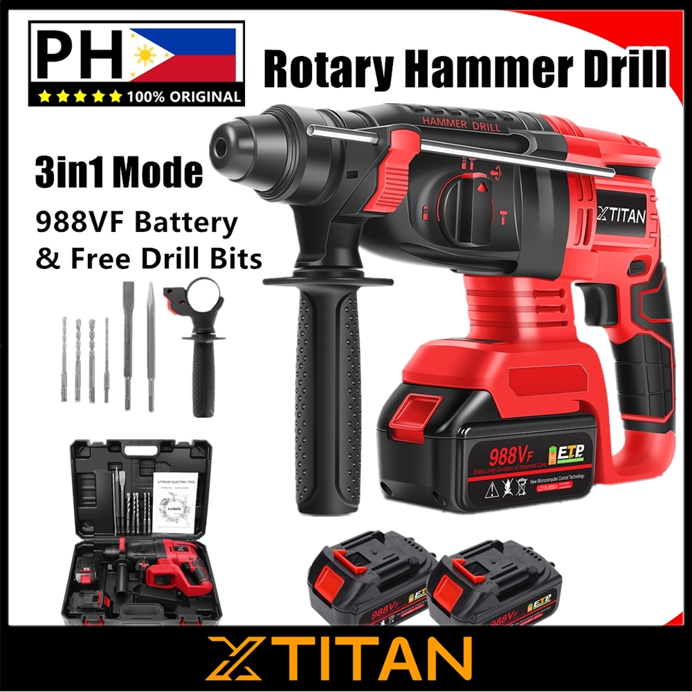 3 Mode Rotary Hammer Impact Drill with 