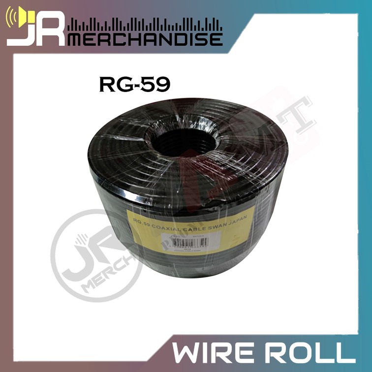 1 ROLL / 100m. RG-59 Coaxial Cable Wire 