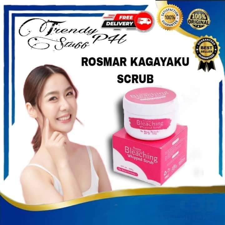 Rosmar bleaching scrub Japan formulation that gives you 10x instant ...