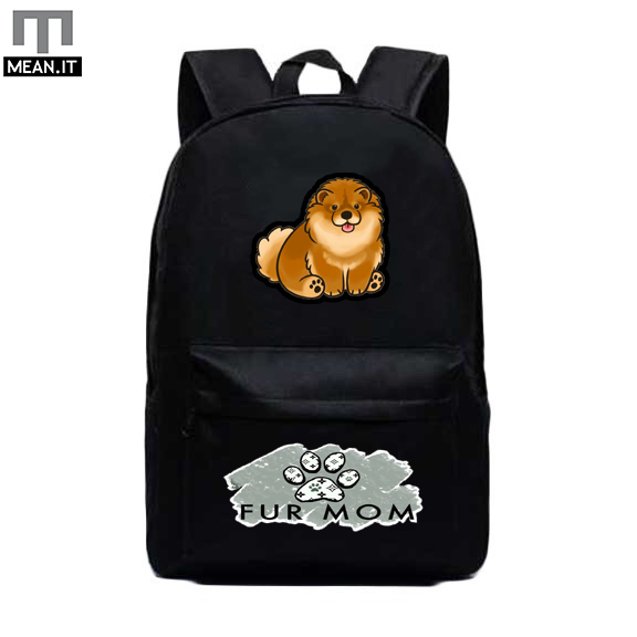 backpack with dog design