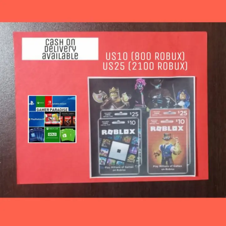 Roblox Robux Gift Card Cod Lazada Ph - how do i get robux from a gift card