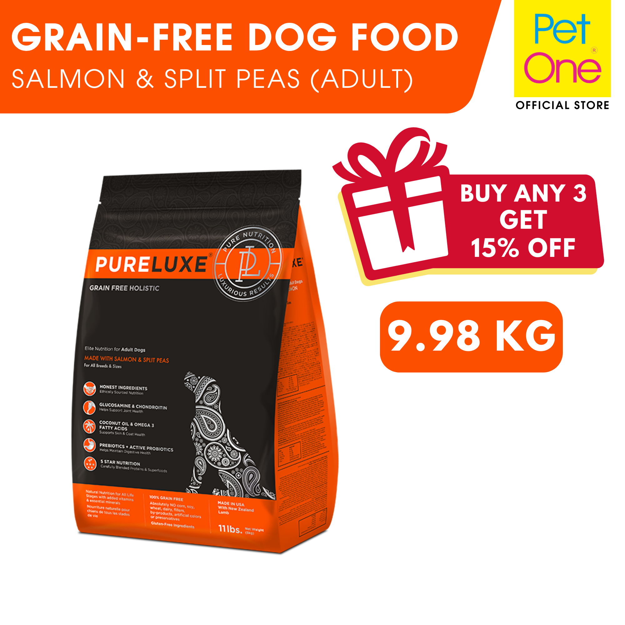 PureLuxe Grain Free Holistic Elite Nutrition For Healthy Weight Dry Dog  Food