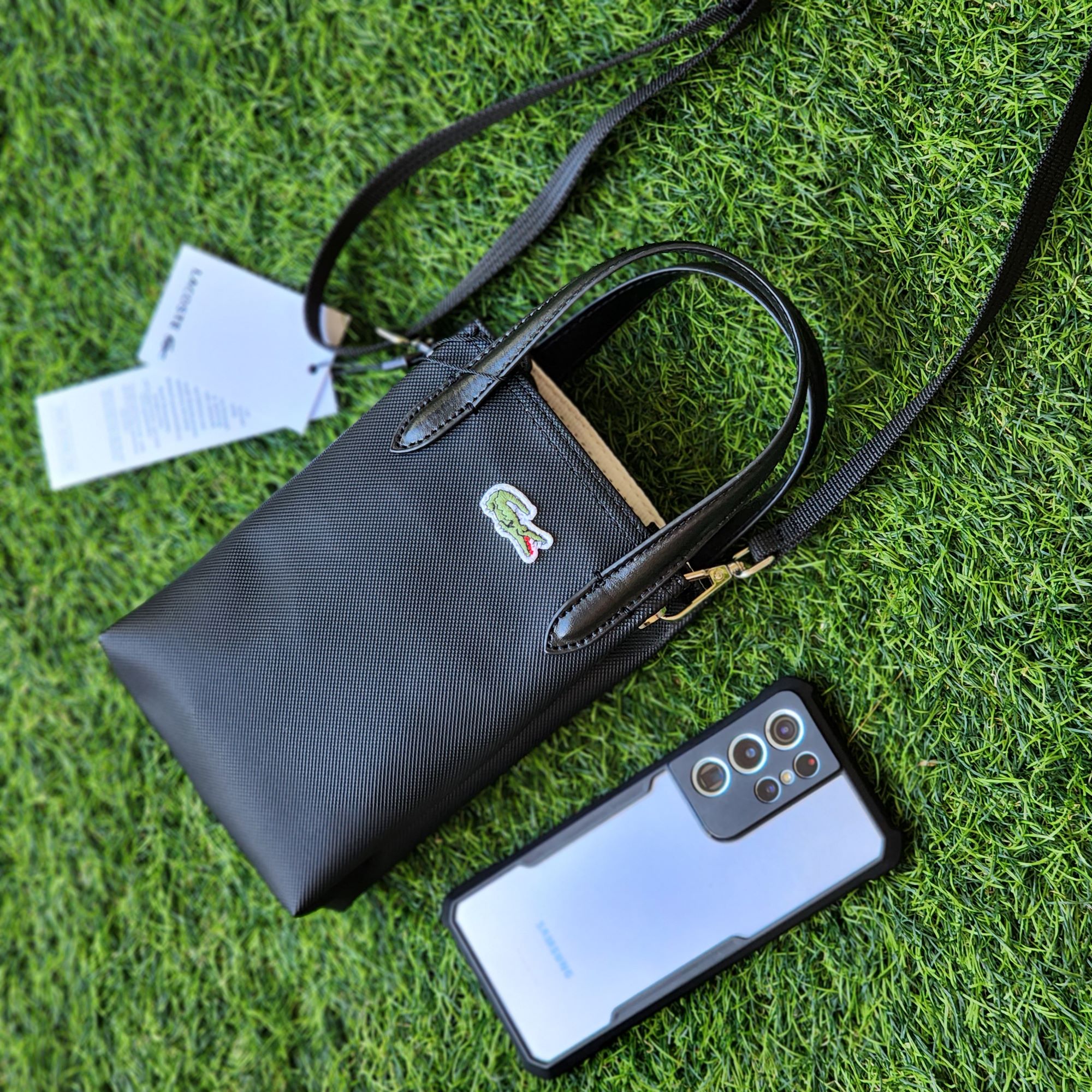 Authentic Vertical Mini Phone Holder Bag Black Lazada PH