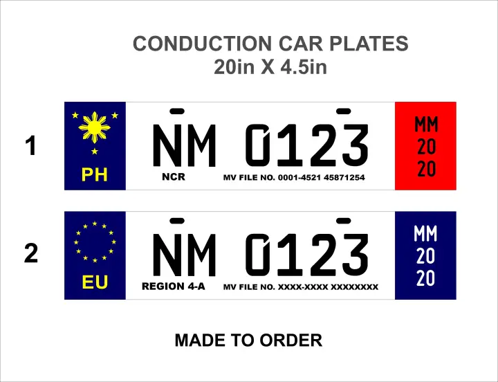 order car plates online