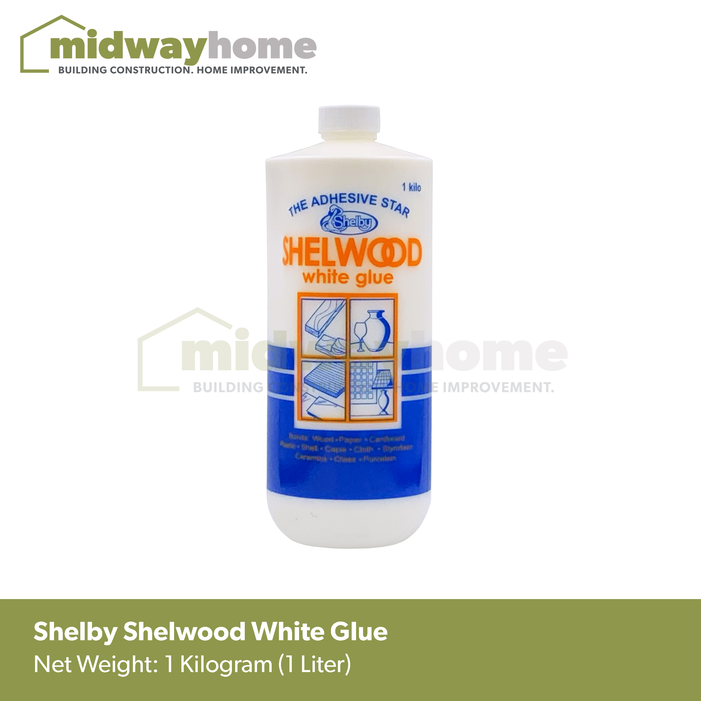 SHELWOOD WHITE GLUE GALLON WATER BASE