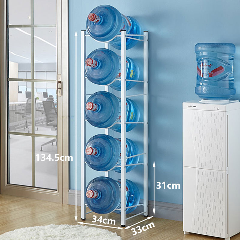 HYM Water Gallon Rack Mineral Water Dispenser Rack Stand Water