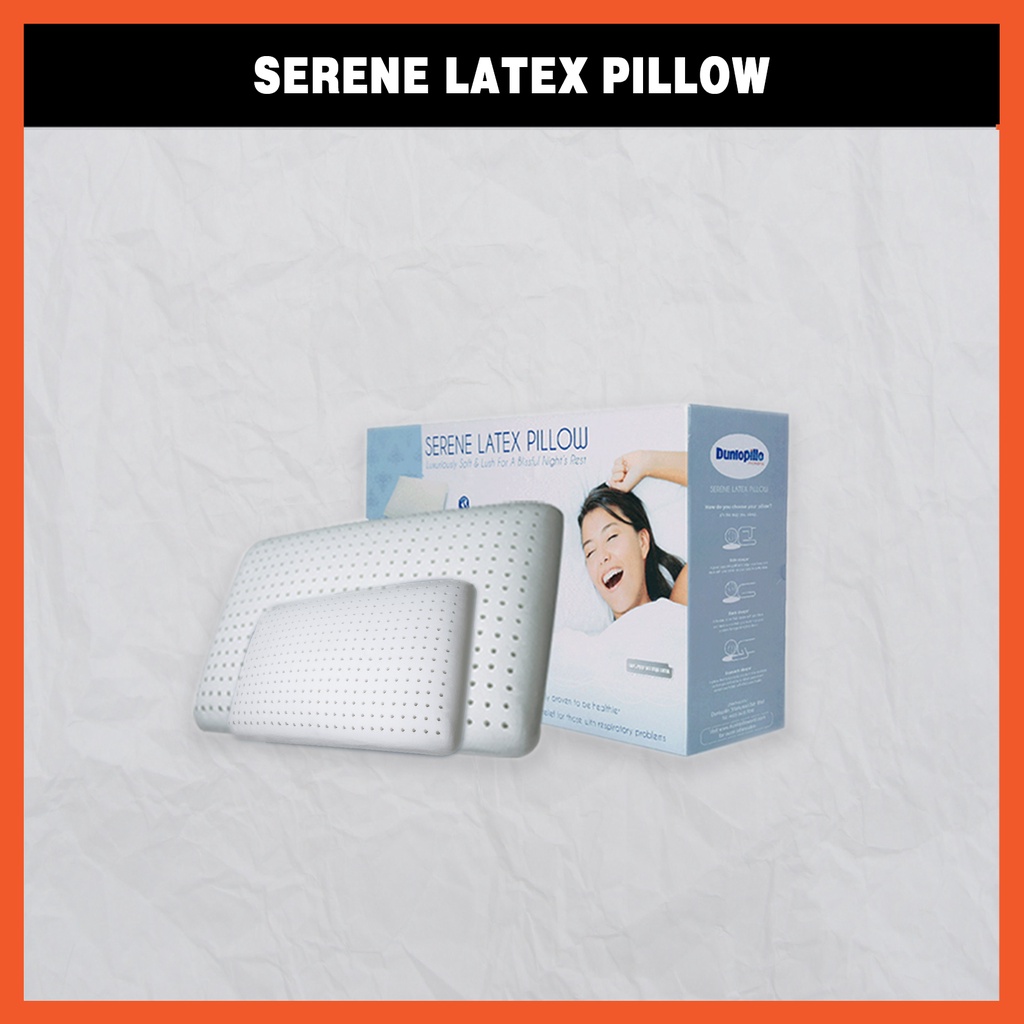 Dunlopillo Serene Latex Pillow Lazada PH