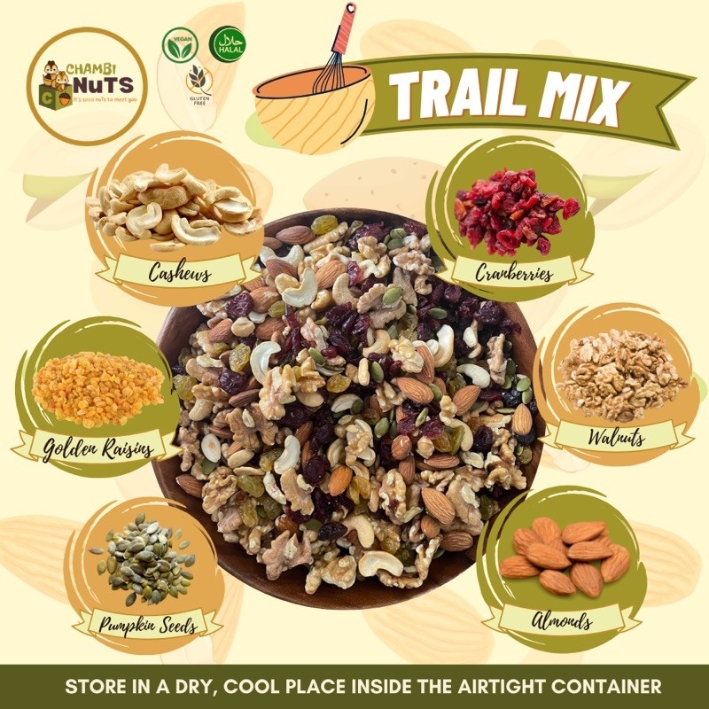 Signature Trail Mix (Roasted & Unsalted )250g, 500g, 1Kg Lazada PH