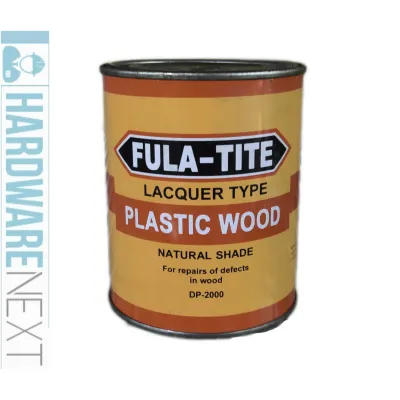 Fula-Tite Plastic Wood (Lacquer Type, Natural Shade) 1/2ltr