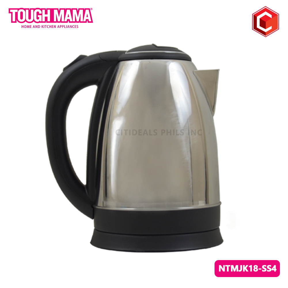 Electric Kettle 1.8 Liters Stainless Steel 360° Swivel Cordless Kettle