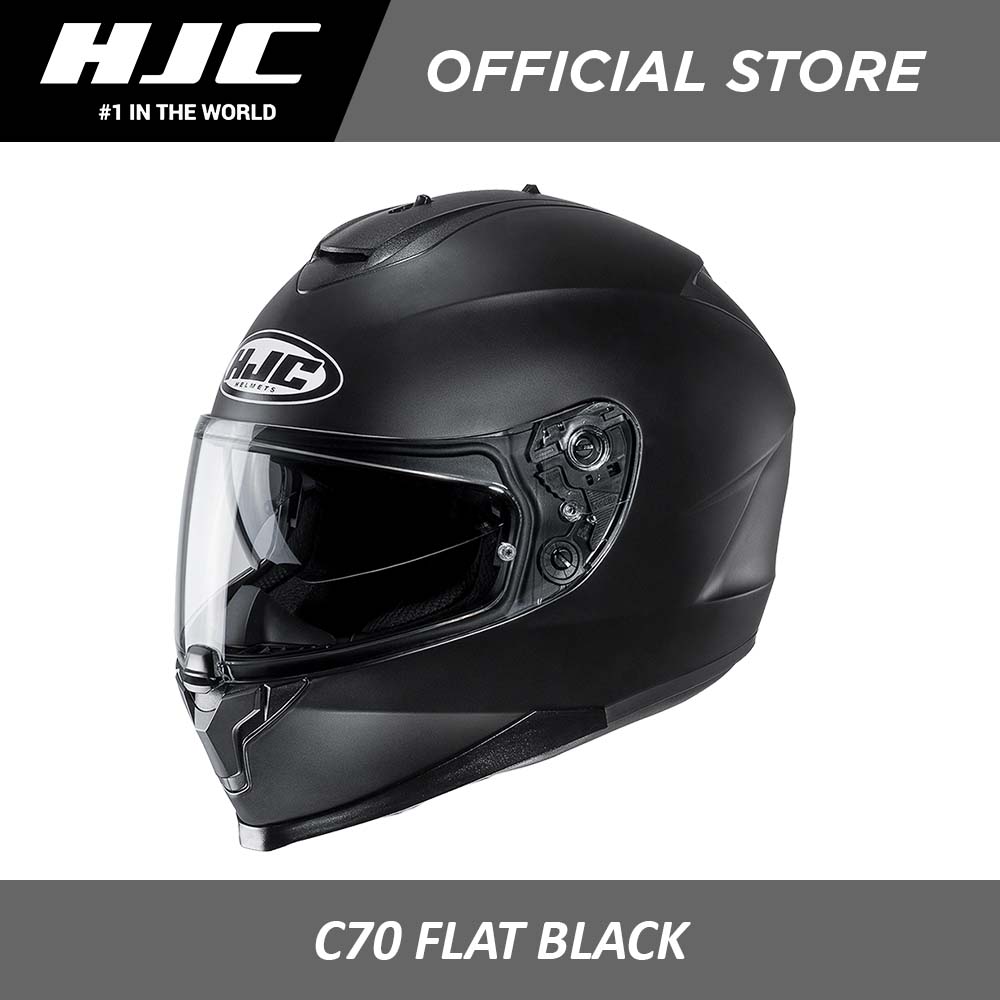 hjc helmet matte black