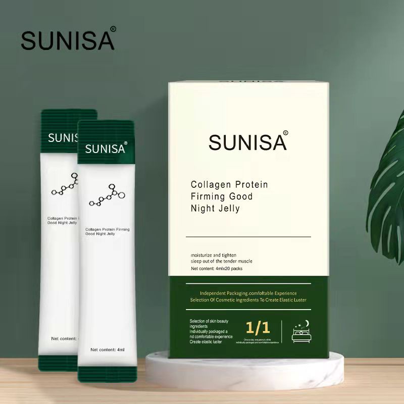 ORIGINAL 20pcs in 1 box Sunisa Collagen Firming Sleeping Mask Hydrating Moisturizing Whitening
