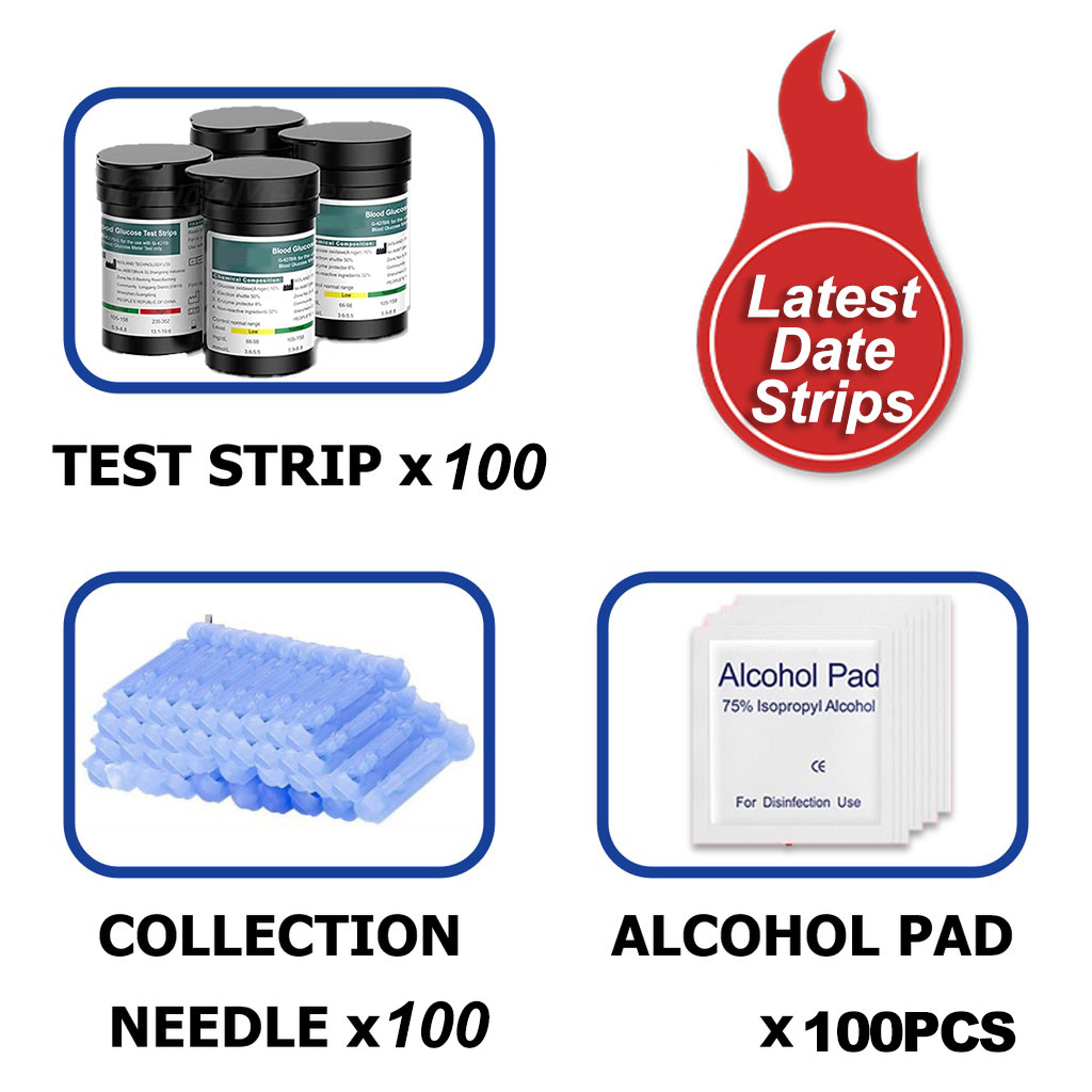 50/100 PCS Newant Test Strips for Blood Sugar Test Diabetes Test Strips