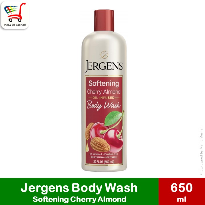 Jergens Softening Cherry Almond Oil-Infused Moisturizing Body Wash