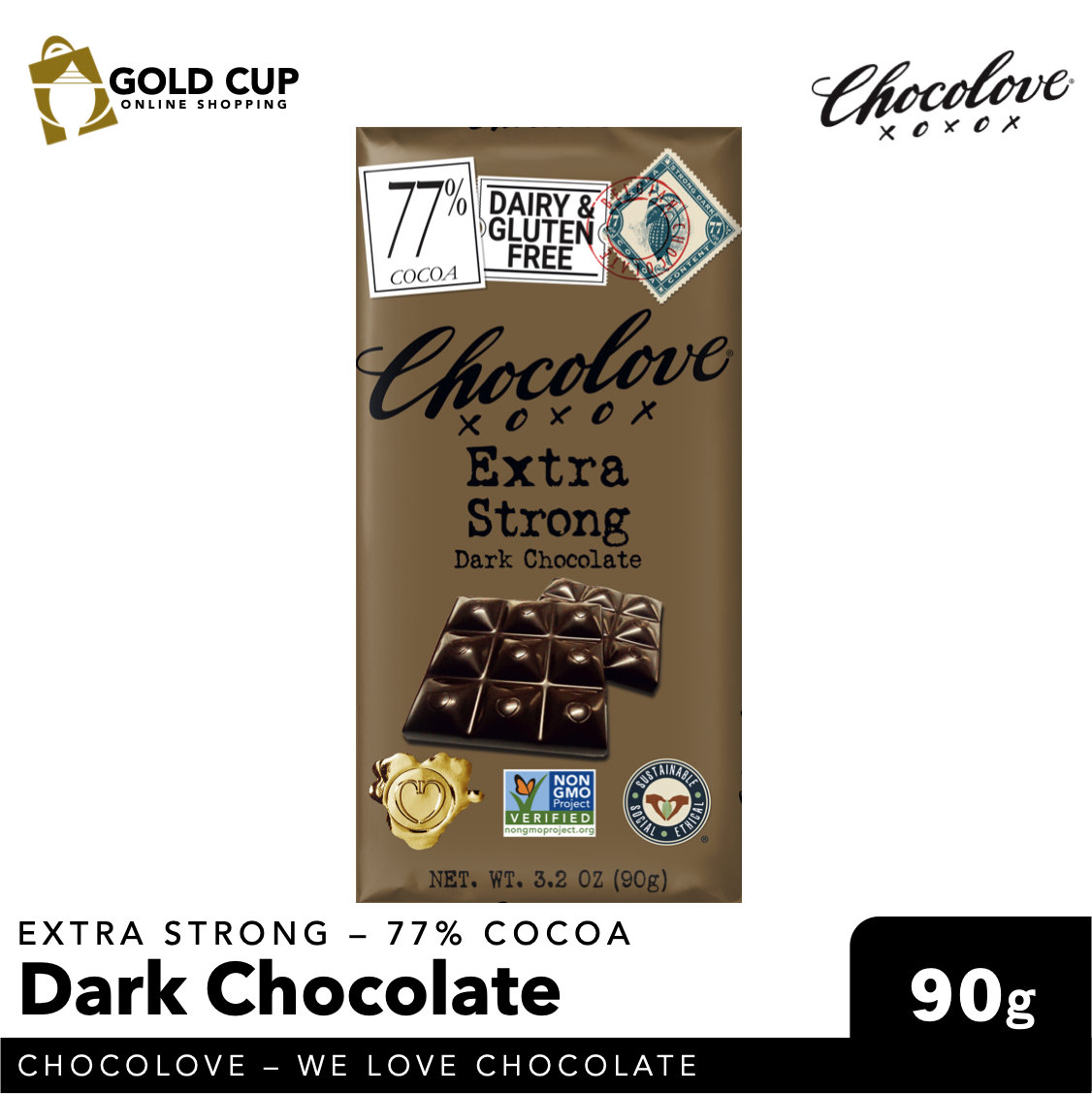 Extra Strong Dark Chocolate