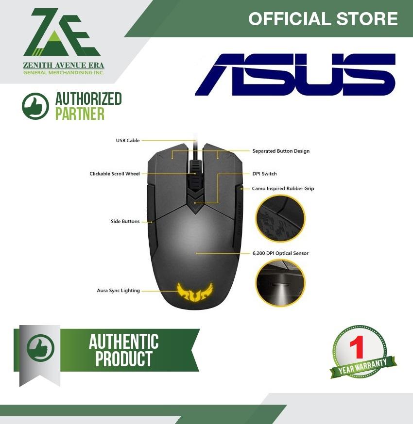 Asus Tuf Gaming M5 Ambidextrous Ergonomic Rgb Gaming Mouse With Gaming