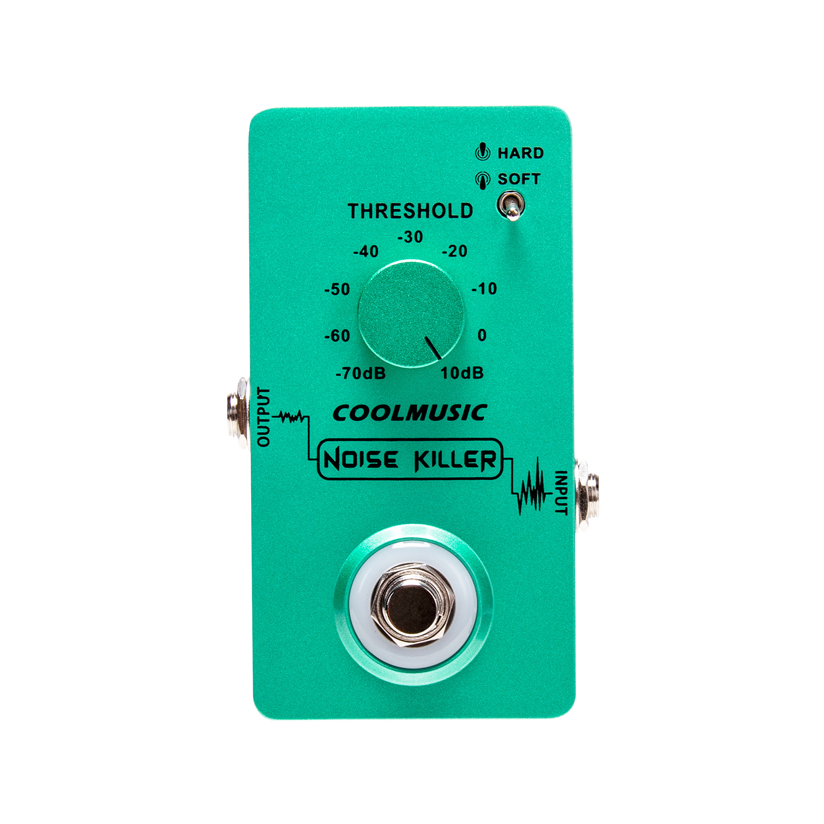 [ammoon]COOLMUSIC Compressor Effect Pedal True Bypass Guitar Effect Pedals with 4 Rotating Knobs and Foot Switch for Electric Guitar Bass