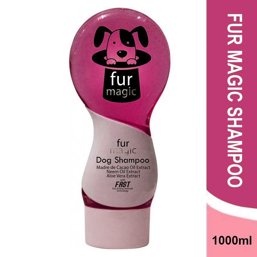 pink dog shampoo